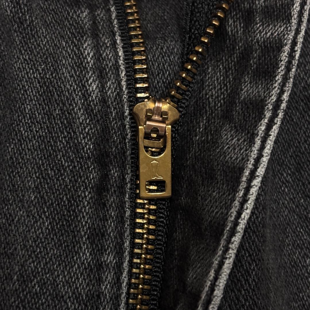 ラングラー W34 ブラックデニム カウボーイ 古着 黒 90s 18072