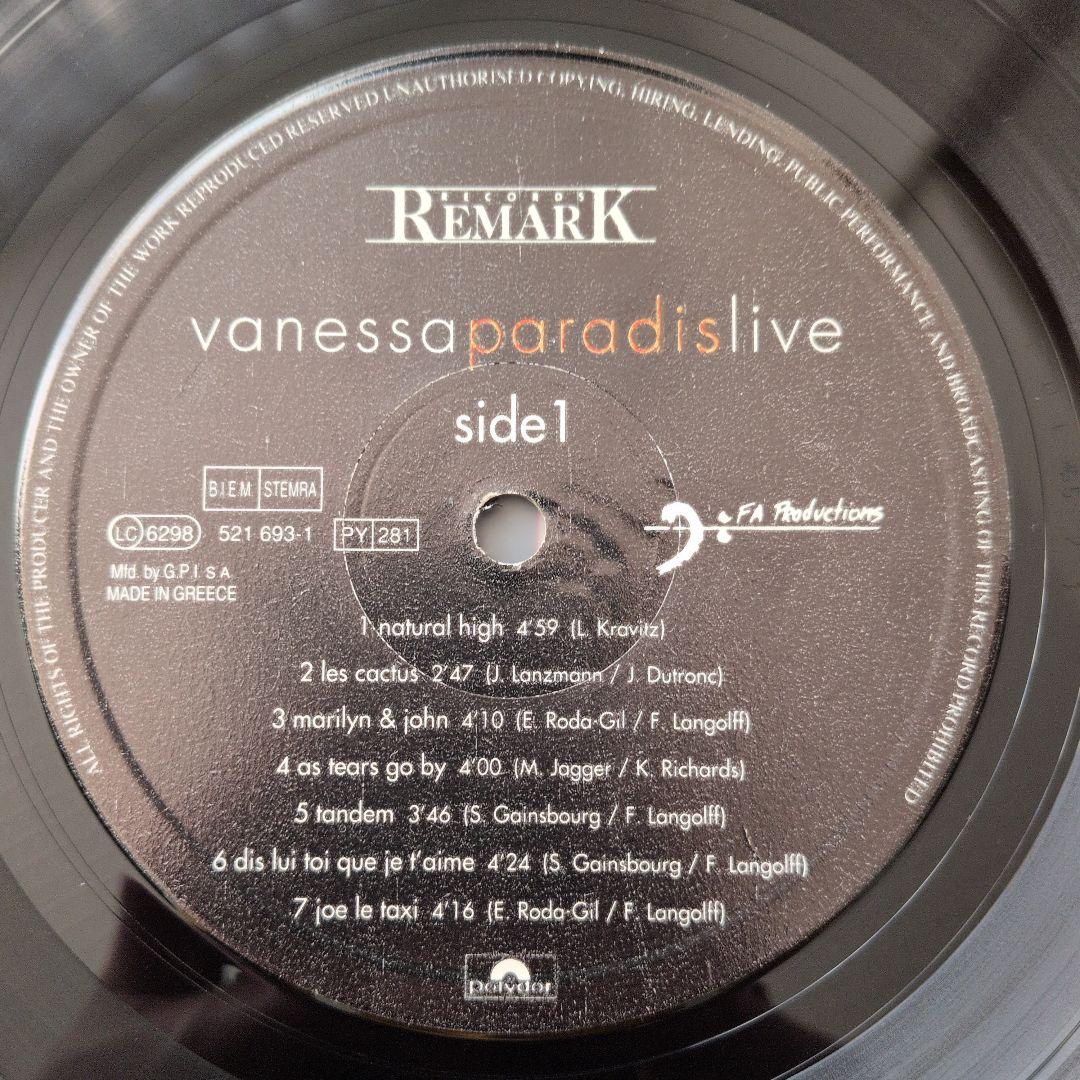 VANESSA PARADIS「Live」