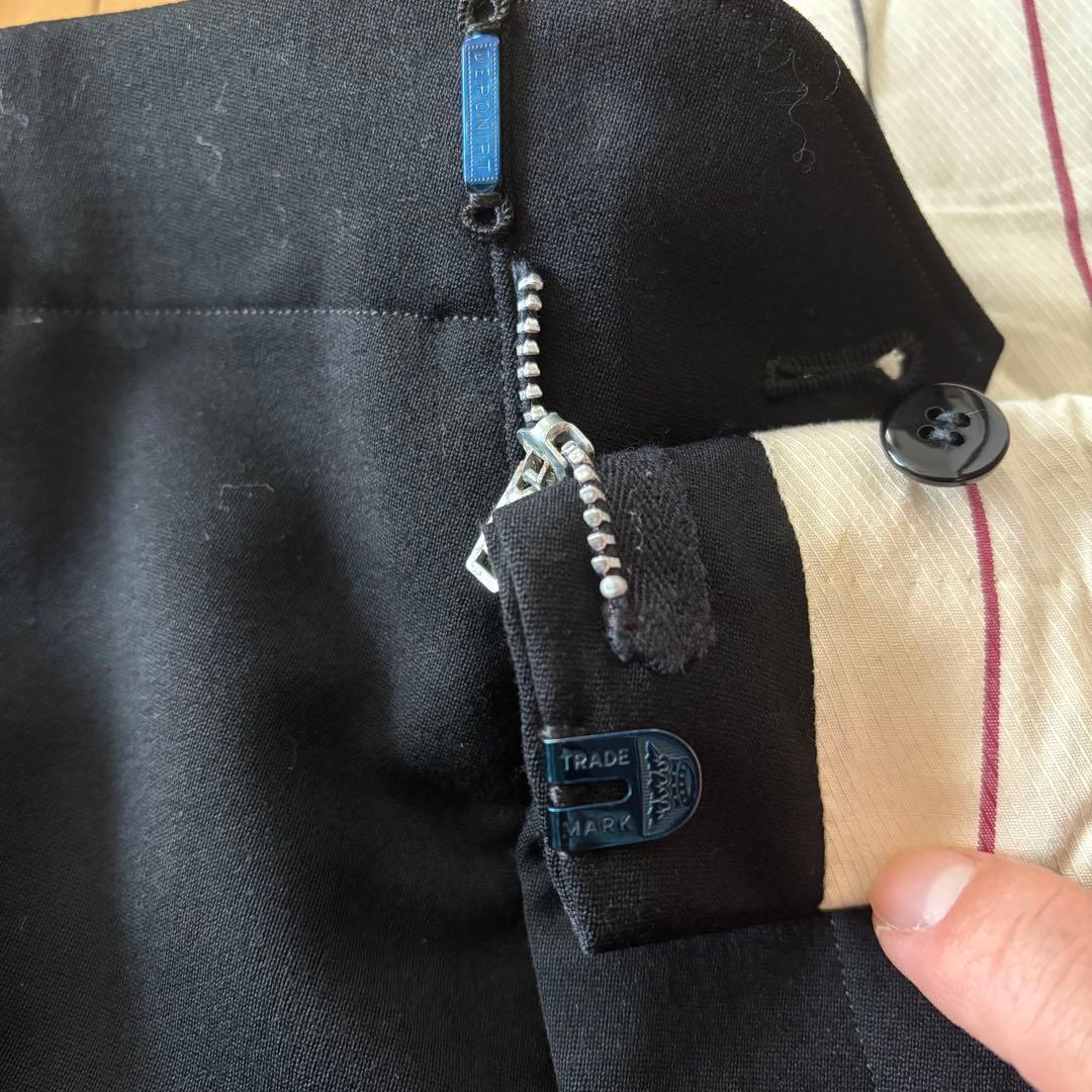 スーツ 50s vintage talon wide 2tuck slacks BLK