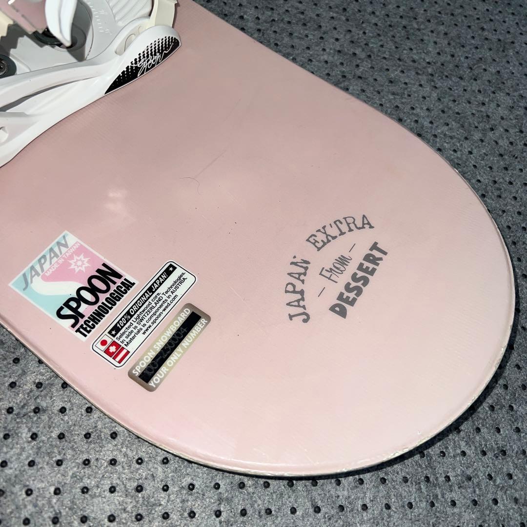 ５回使用 キッズスノーボード 100cm SPOON×バイン×BOAブーツ