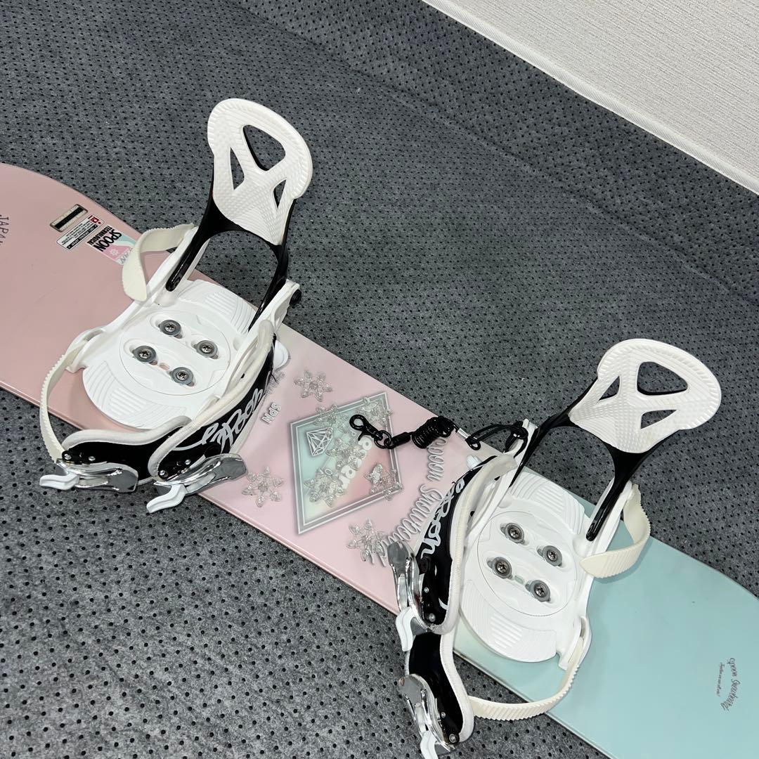 ５回使用 キッズスノーボード 100cm SPOON×バイン×BOAブーツ