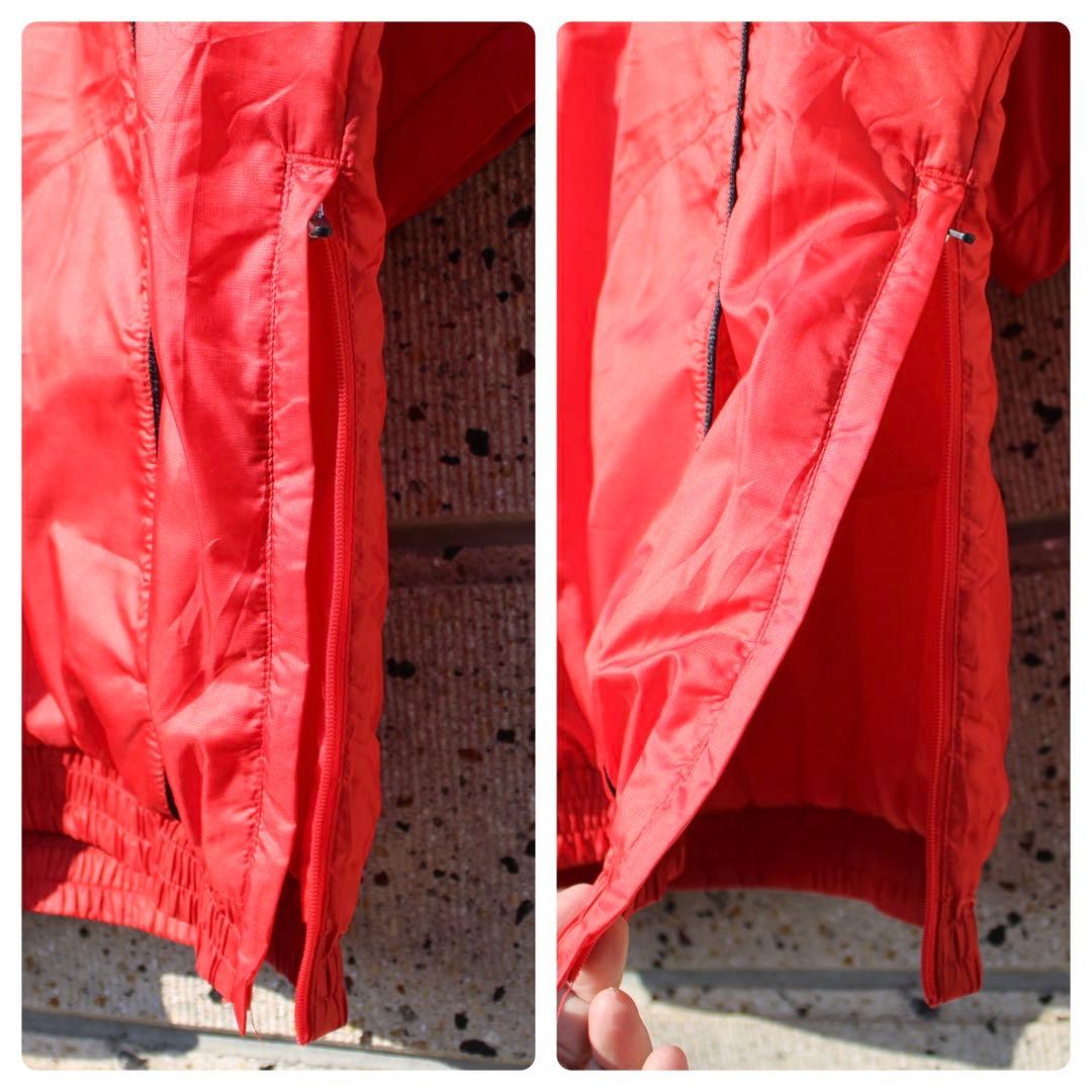 00's adidas GOLF ロゴ刺繍 中綿入り 古着 半袖 プルジャケット