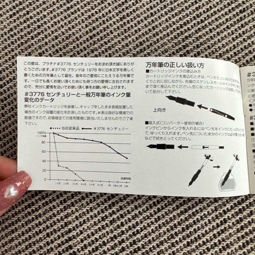 【スヌス・ムムリケン】PLATINUM #3776 CENTURY 万年筆