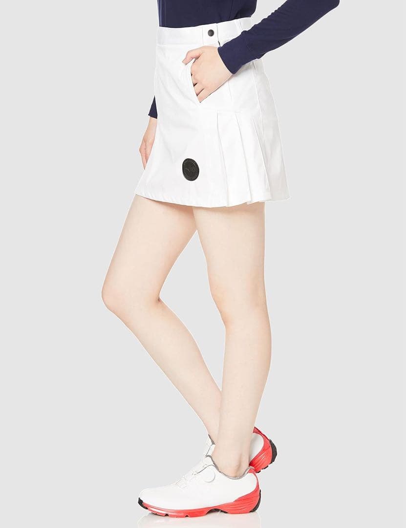 PUMA プーマ ゴルフWボンディングスカート ホワイト