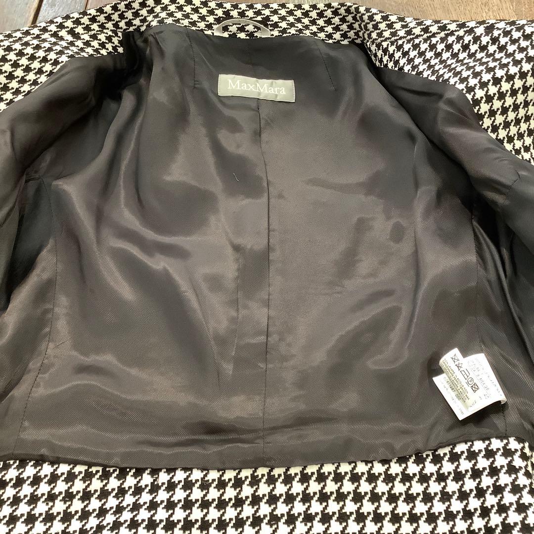 ⭐️美品⭐️ Max Mara 千鳥柄ジャケット　サイズ40
