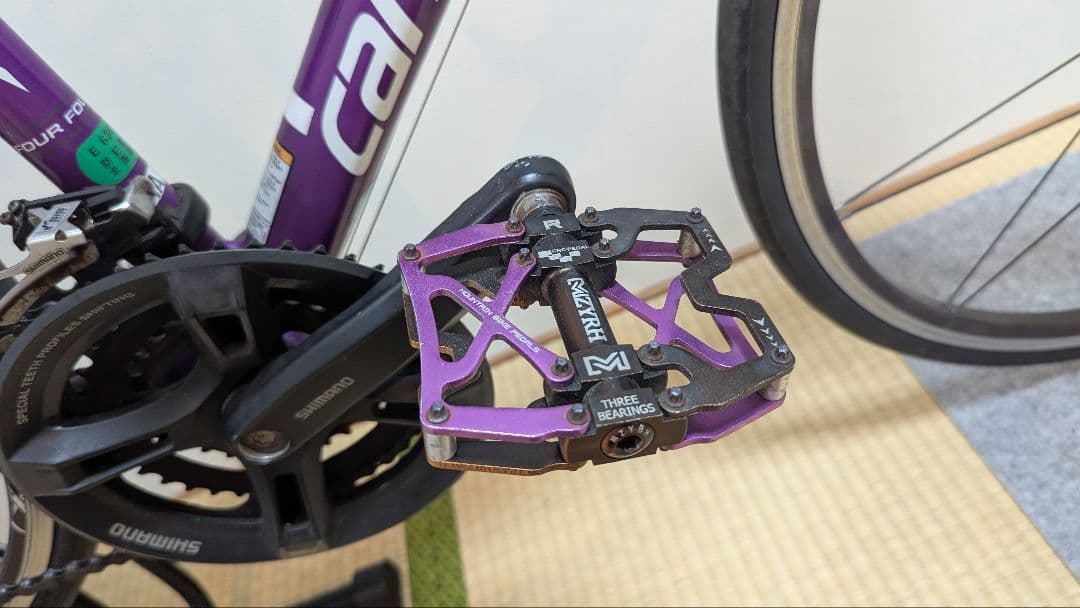 【ぼ】キャノンデール クロスバイク Sサイズ パープル