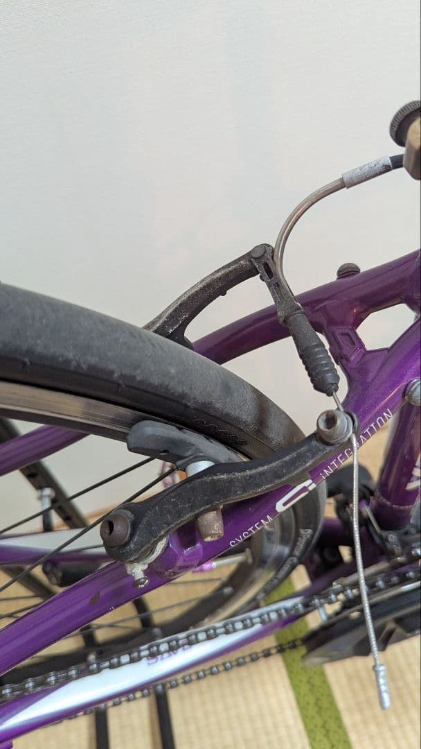 【ぼ】キャノンデール クロスバイク Sサイズ パープル
