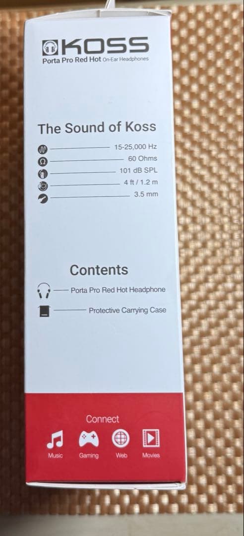 KOSS PORTA PRO Red Hot　北欧限定カラー