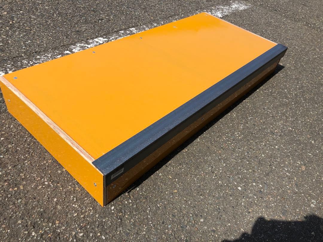 ※メッキアングル仕様※　スケボーセクション　カーブボックス　マニュアル台