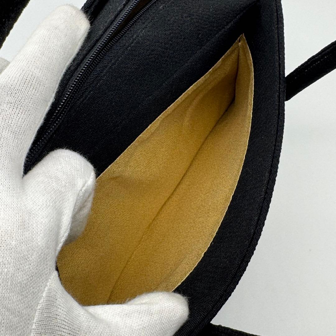 シルク100% 刺繍入り 和装 利休バッグ 上品デザイン