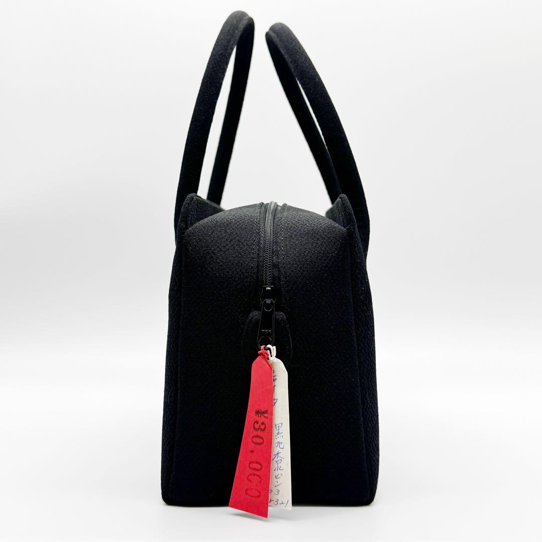 シルク100% 刺繍入り 和装 利休バッグ 上品デザイン