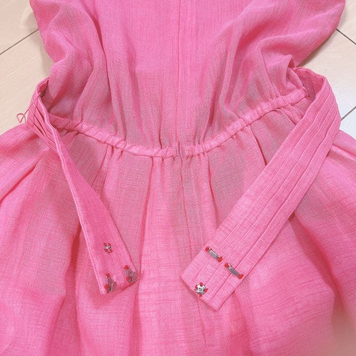 レトロワンピ♡代官山SLOWヴィンテージチューリップ刺繍ワンピース