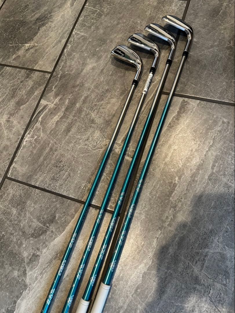 キャロウェイ　REVA RISE アイアン4本セット　レディース　Lシャフト