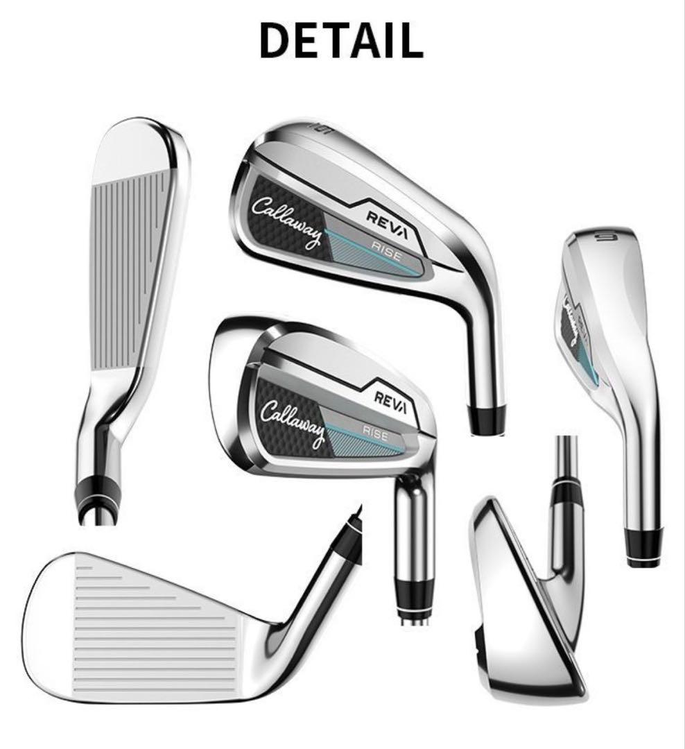 キャロウェイ　REVA RISE アイアン4本セット　レディース　Lシャフト