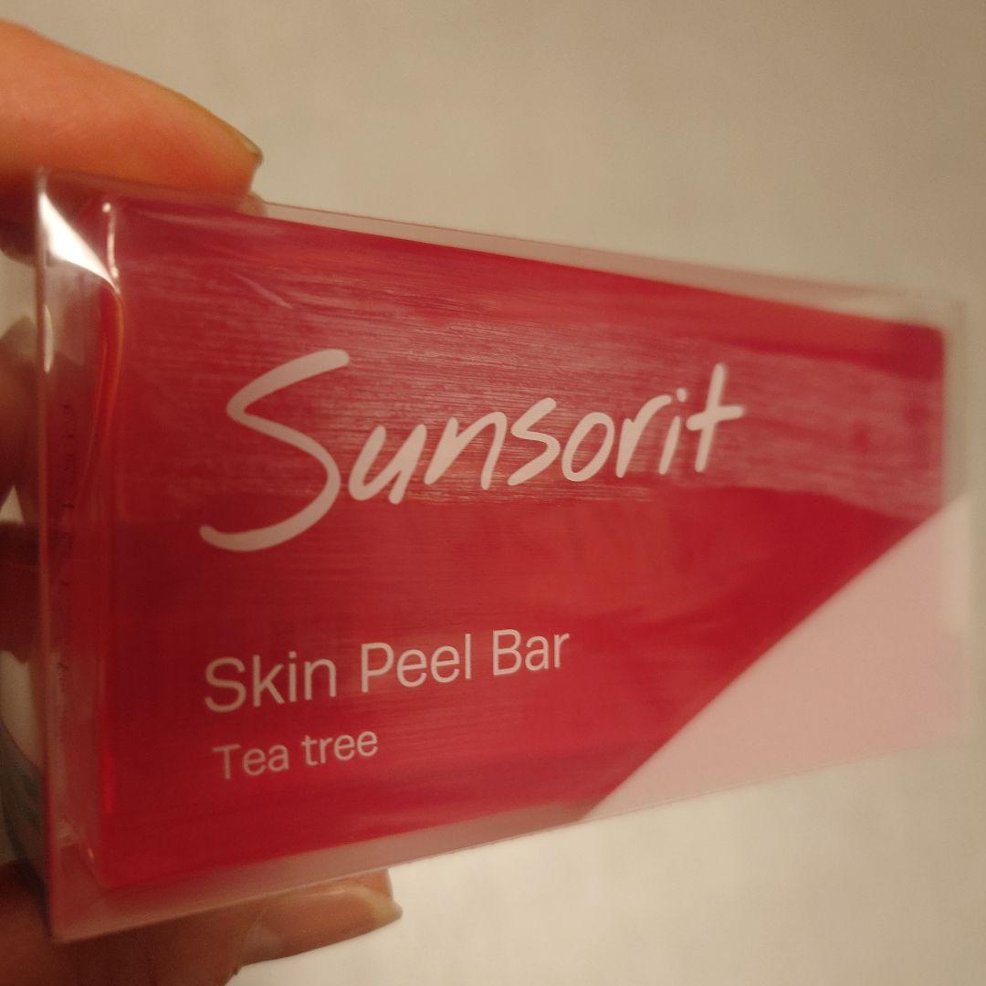 サンソリット　スキンピールバー　赤　３個