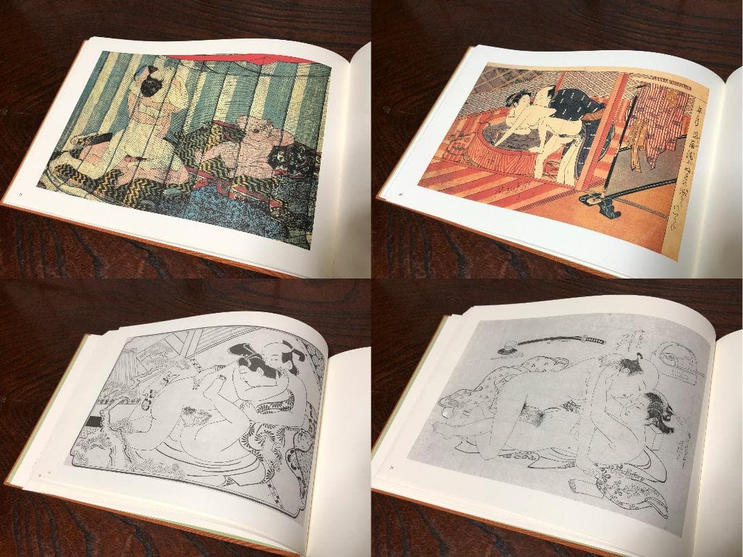 【 日本枕絵傑作選 計46枚 】　H５年　カラー/モノクロ　＠38000円