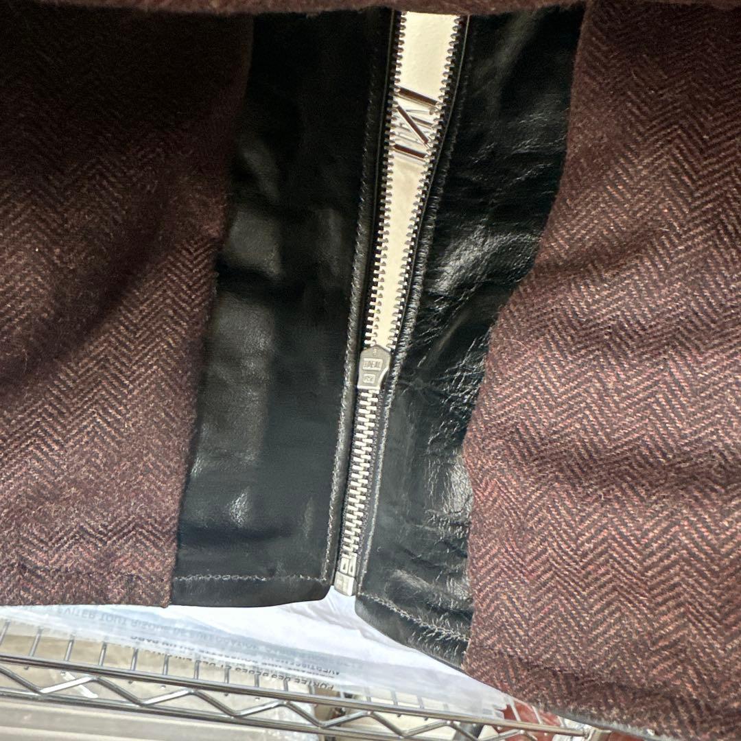 GRIZZLY 茶芯 1.3mmホースハイド 無厚塗り 経年変化 ムートン L