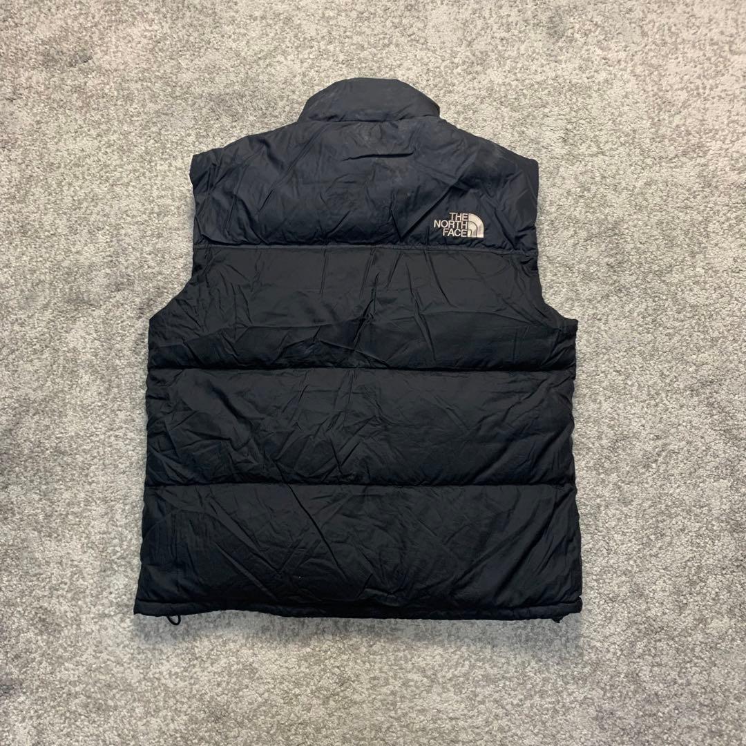 XL ノースフェイス ヌプシベスト 黒 700フィル ブラック ベスト 古着