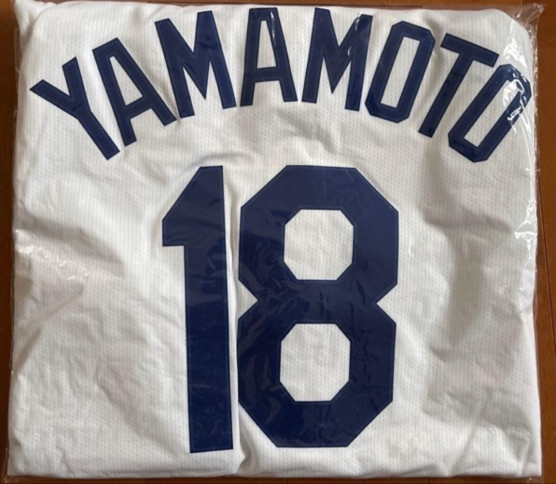 WBC2026先発！山本由伸 ドジャース優勝記念ユニフォーム 2XL