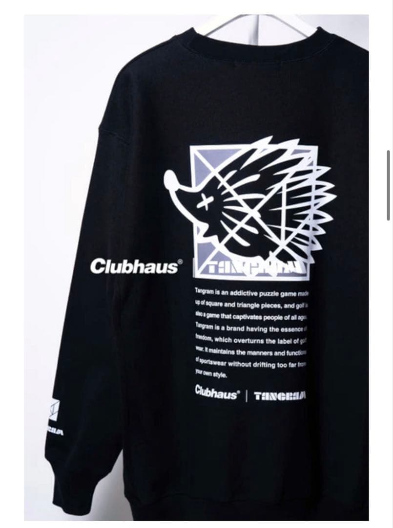 CLUBHAUS×TANGRAM TURFHEDGEHOG SWEATCREW