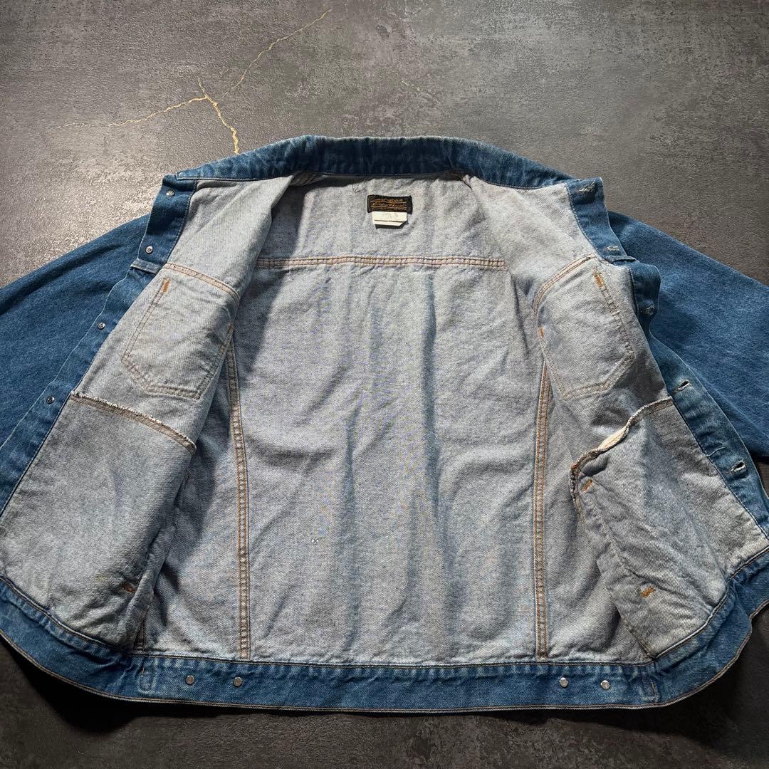 80s Eddie BauerデニムジャケットトラッカージャケットUSA製古着