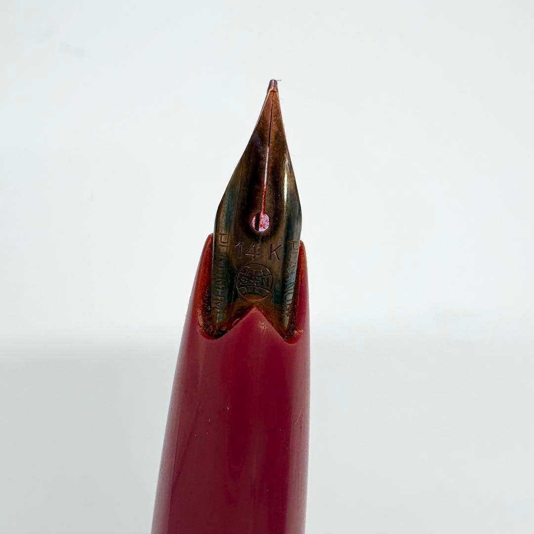 ♦︎プラチナ セーラー 万年筆 14Kペン先 黒 赤 2本おまとめ