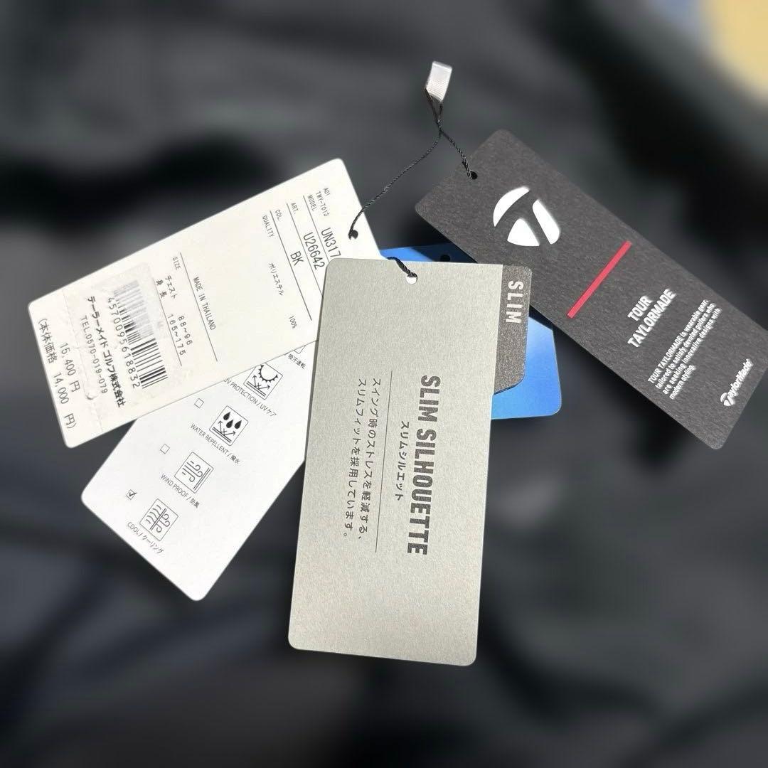 テーラーメイド　ゴルフウェア　半袖ポロシャツ　 M サイズ　ライトブラック