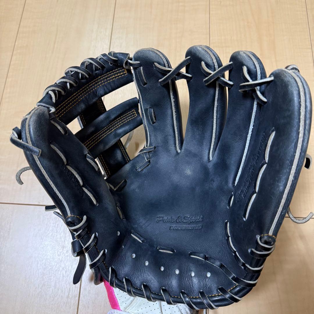 ZETT プロステイタス 軟式用 内野手 グローブ