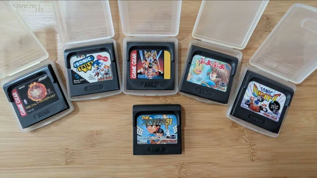 ゲームギア　通電確認　ジャンク　ソフト　６本セット