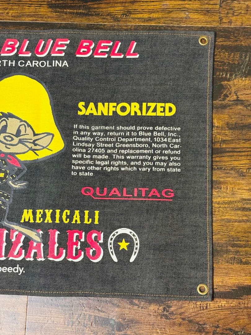 Wrangler × Speedy Gonzales デニムバナー タペストリー