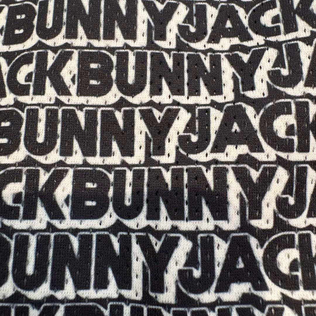 JackBunny ジャックバニー 長袖ハーフジップ 総柄 メッシュ サイズ2