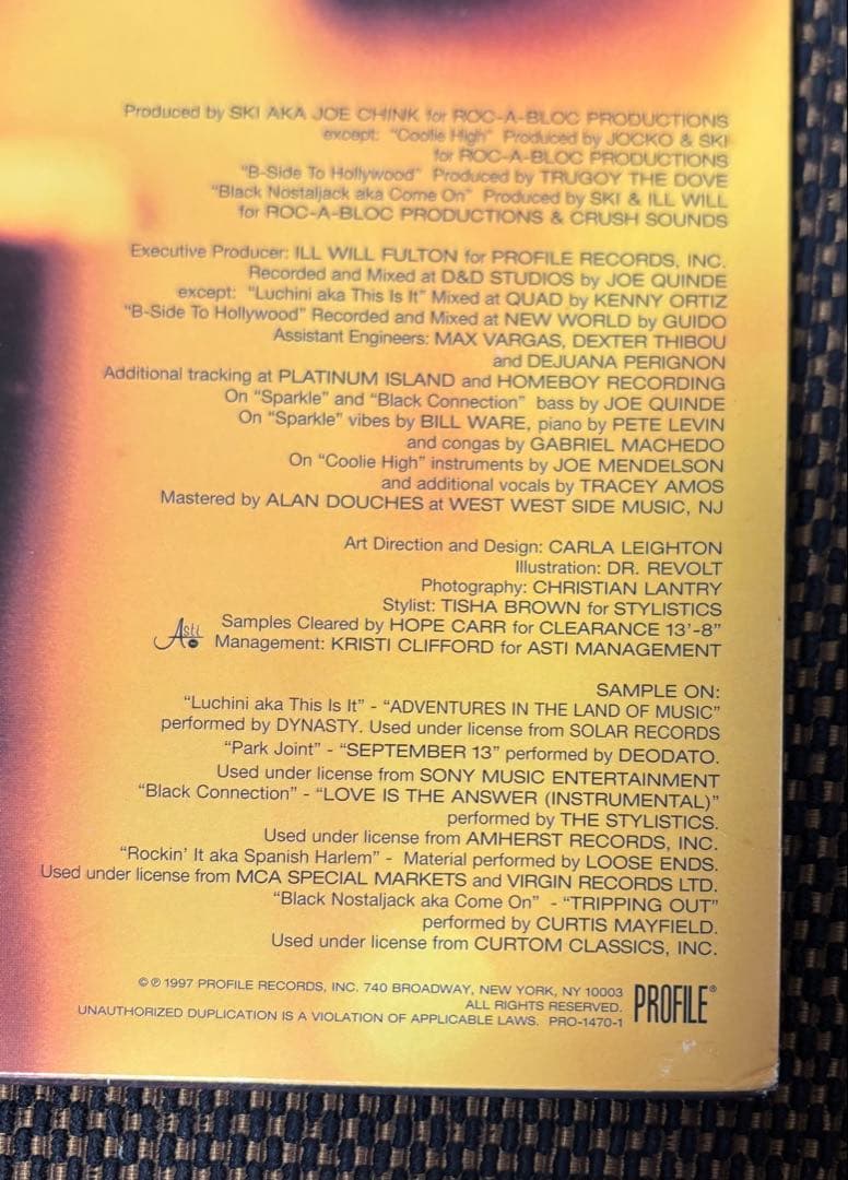 CAMP LO UPTOWN SATURDAY NIGHT 2LP USオリジ