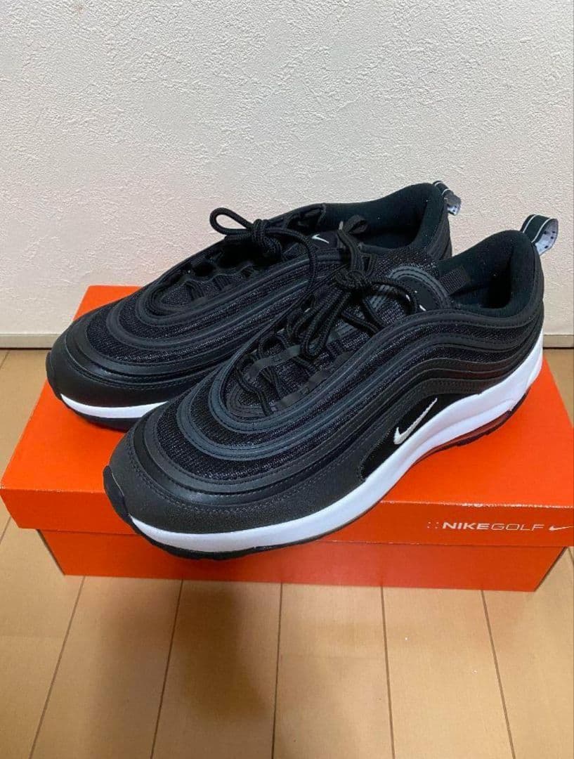 値下げ【超レア】ナイキNIKEエアマックス97Golf/26.0cm/ブラック