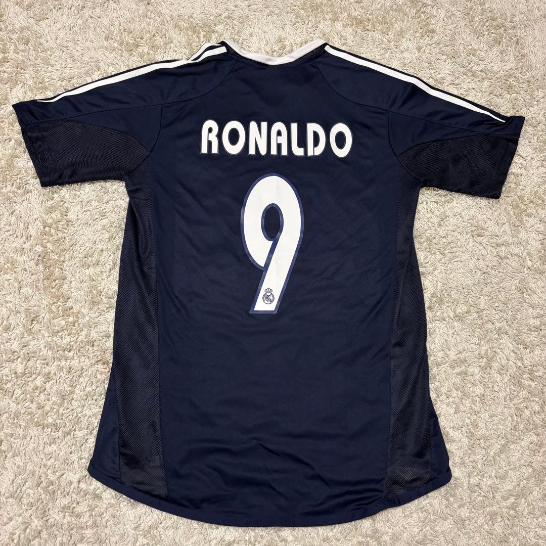 【レア】2004/05 レアルマドリード ロナウド アウェイユニフォーム 黒