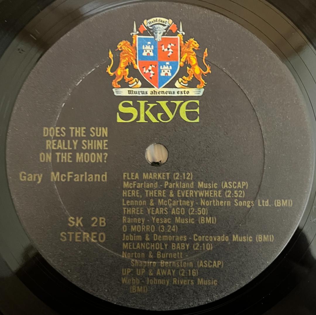 洋楽 Gary McFarland & Co. Does the sun really