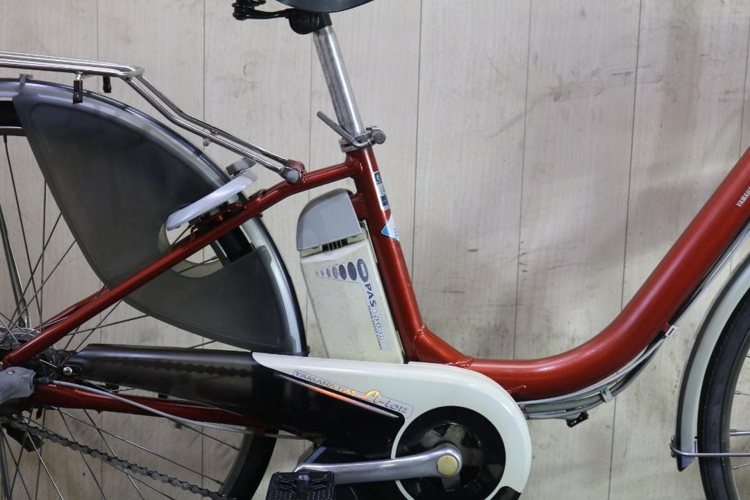 ヤマハPAS X563-0004 大容量リチウム8.1AH 26インチ3段LED