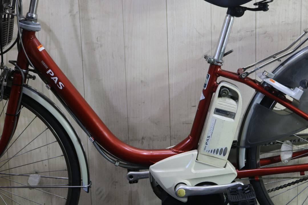 ヤマハPAS X563-0004 大容量リチウム8.1AH 26インチ3段LED