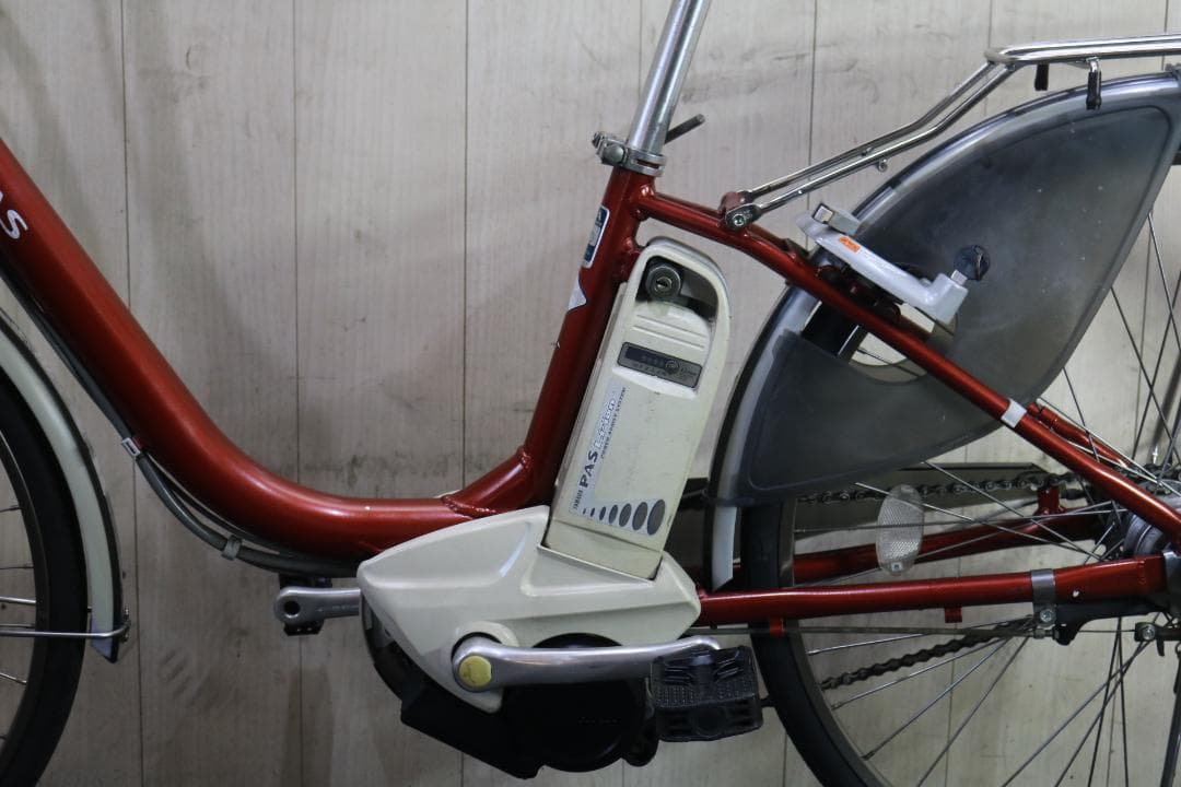 ヤマハPAS X563-0004 大容量リチウム8.1AH 26インチ3段LED