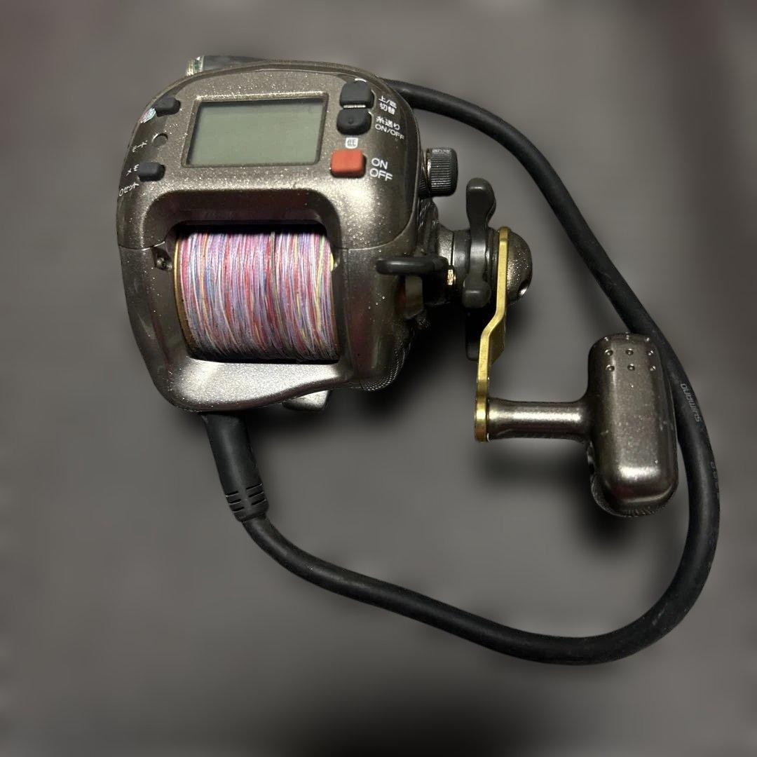 SHIMANO 1000Hデジタル電動リール カラフルライン付き