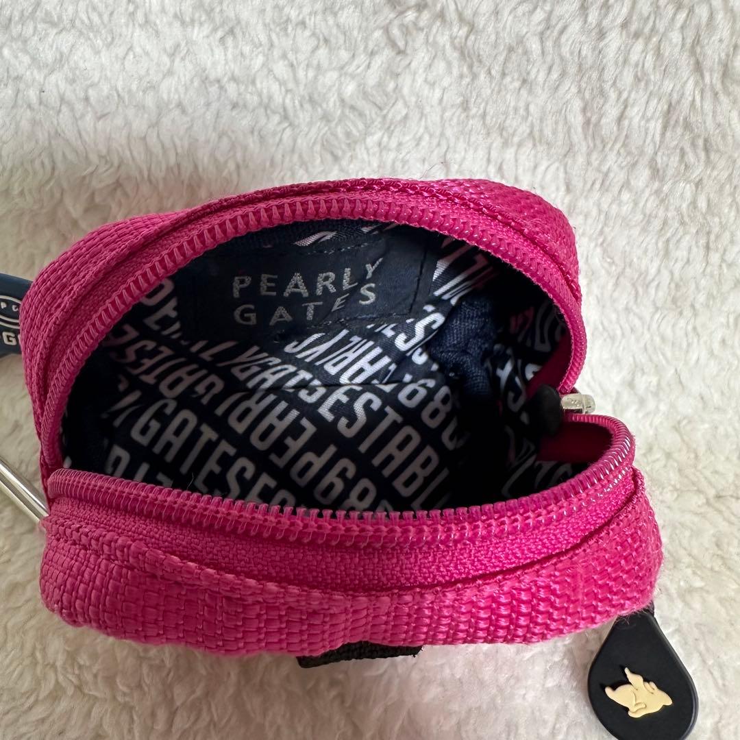 【PEARLY GATES】カートバッグ ボールポーチ 美品 セット ピンク