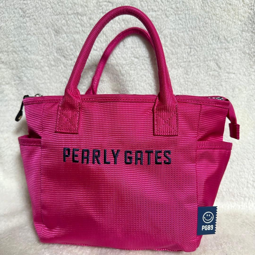 【PEARLY GATES】カートバッグ ボールポーチ 美品 セット ピンク