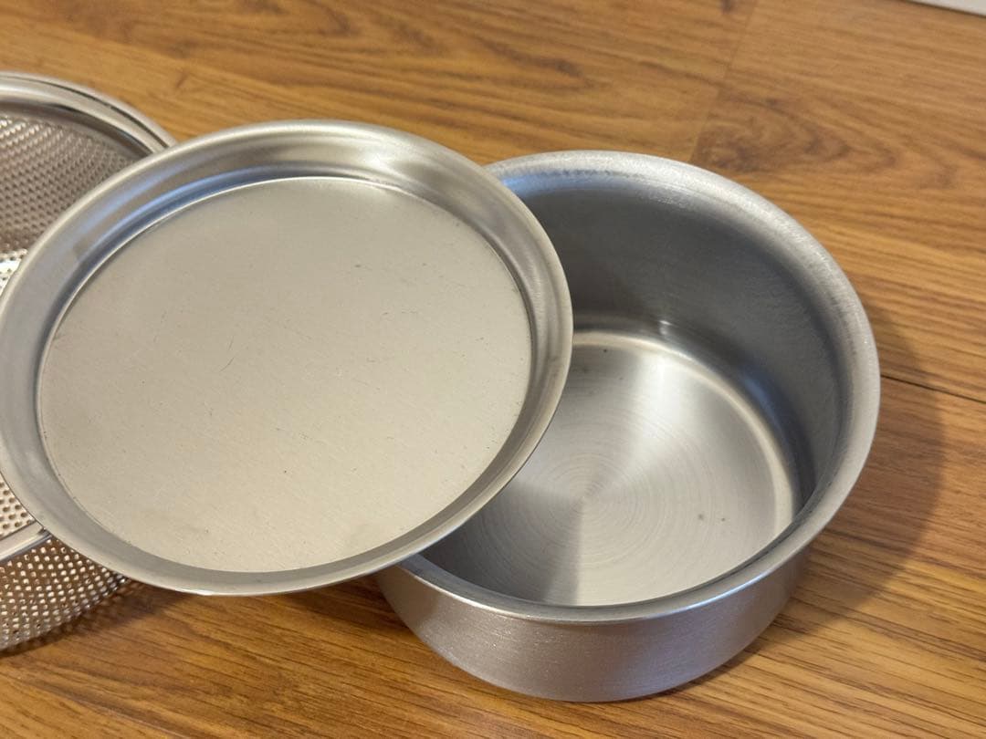 SOTO日本製 5点セット ステンレス 鍋 3+ザル+フライパン