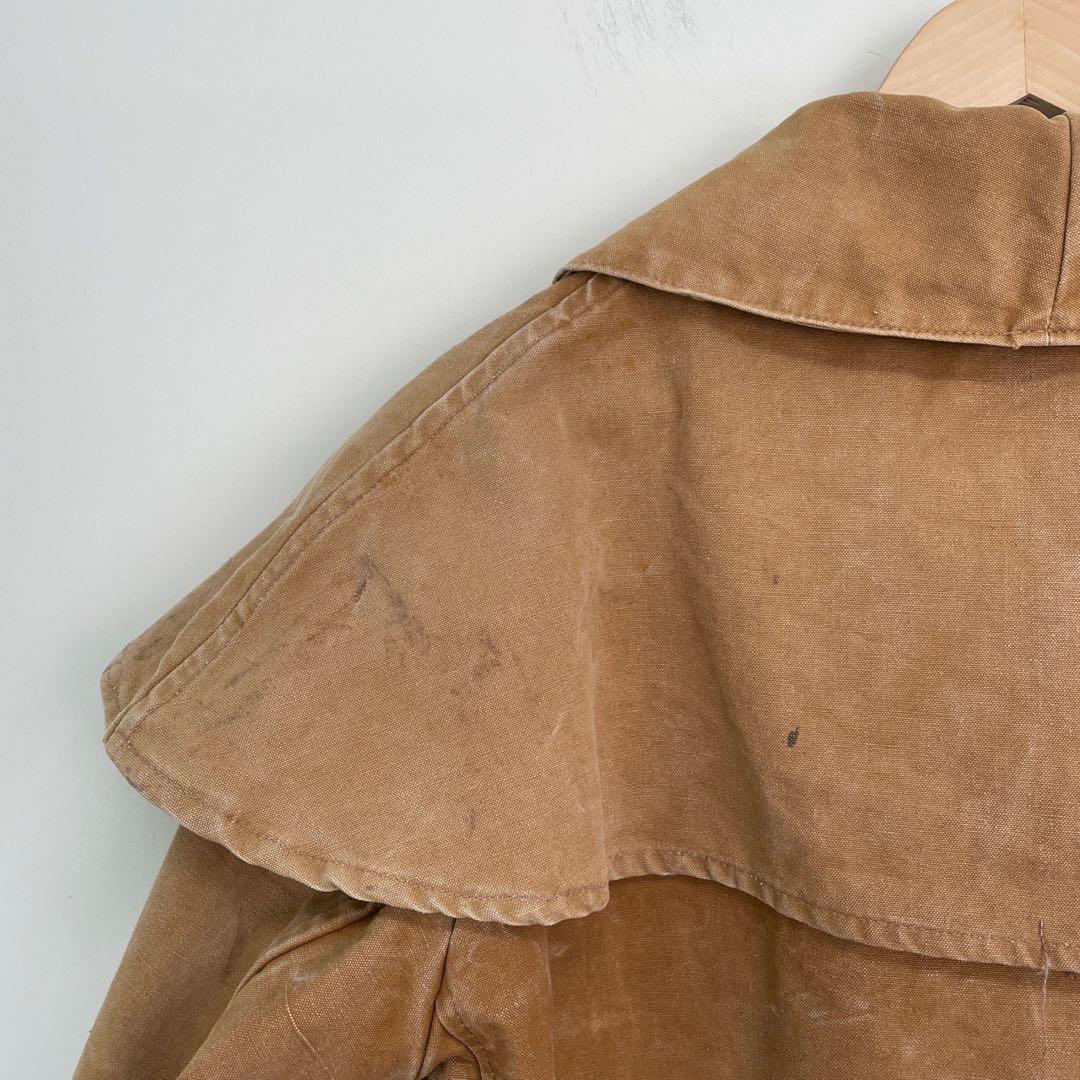 40s 50s ユーロワーク ケープコート メタルボタン ヴィンテージ 古着