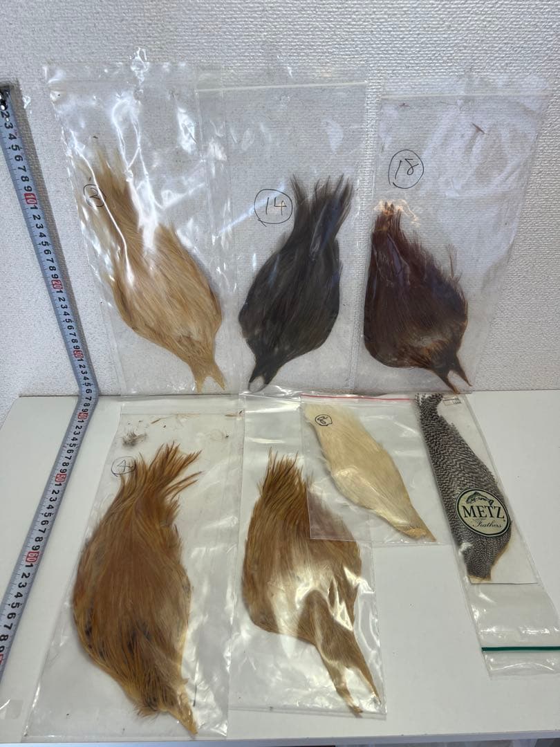 あ*わ様 釣具引退品　フライタイイング マテリアル大量まとめ売り　中古釣具　現状