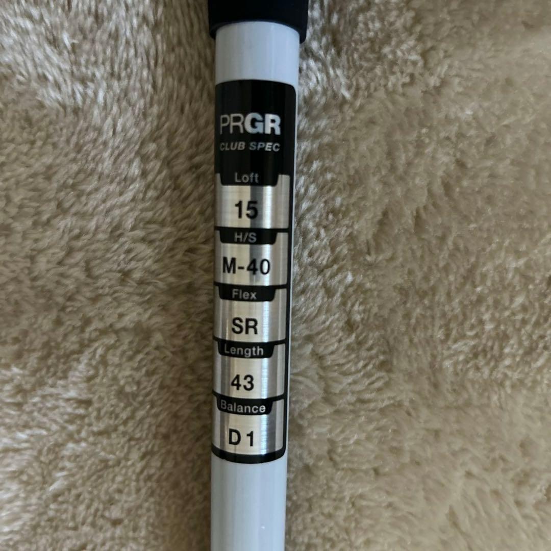 値下げ❗️PRGR egg spoon ブラック フェアウェイウッド　15°SR