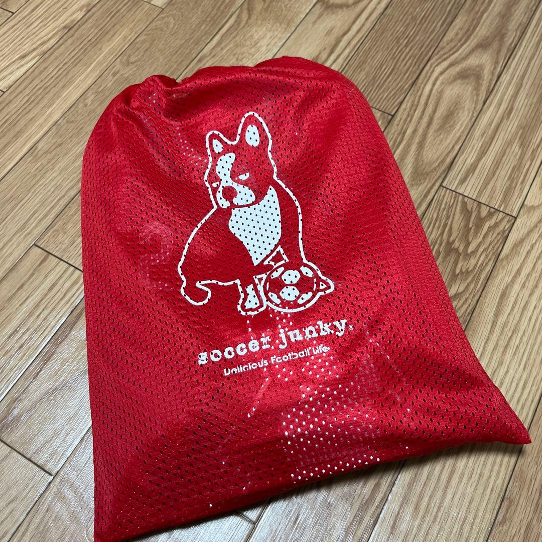 未使用　サッカージャンキー　ビブス　10枚セット　赤　Soccer Junky