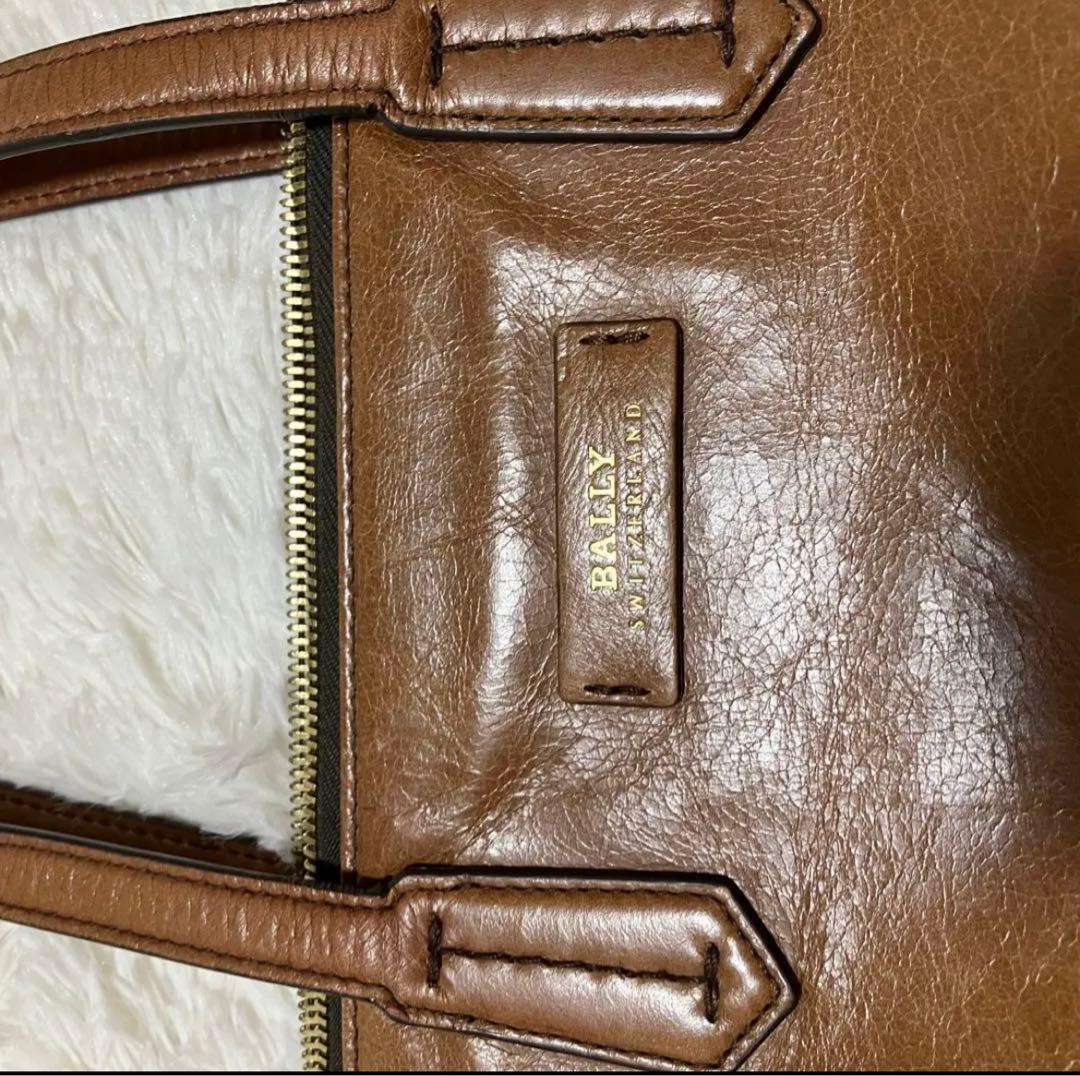BALLY バリー　トートバッグ　レザー　ブラウン