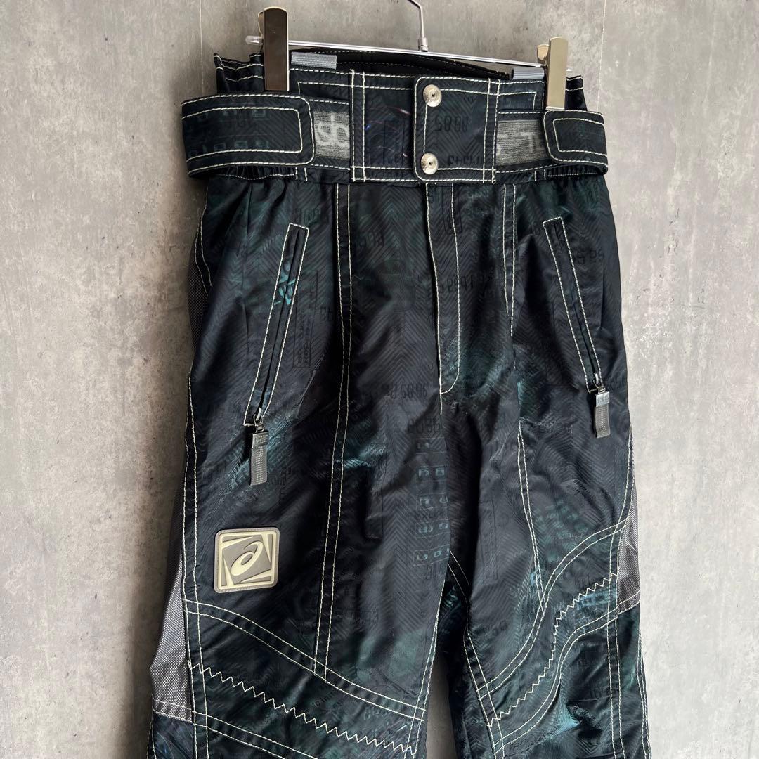 超激レア】Asics アシックス　グラフィック　スキーウェアセットアップ　日本製