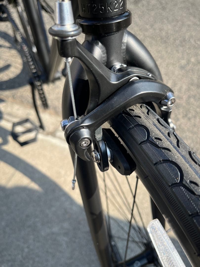 【新車】　クロスバイク　backpacker.snake ブラック防犯登録付き