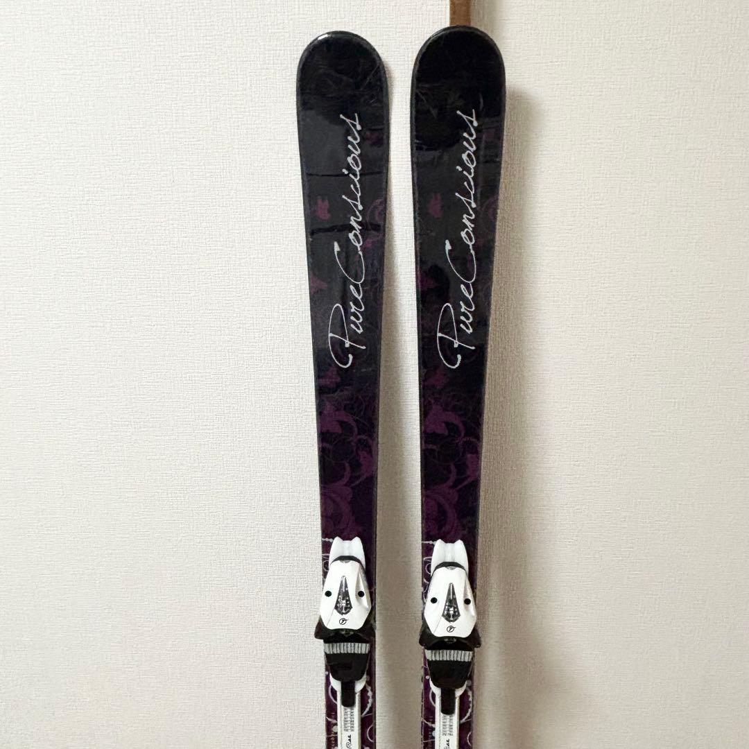 送料無料150cm 靴23.5cm PURE CONSCIOUS スキーセット